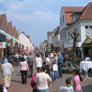 Blick in die Fußgängerzone