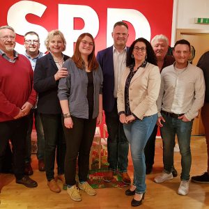 Der Vorstand des SPD-Ortsvereins Brake