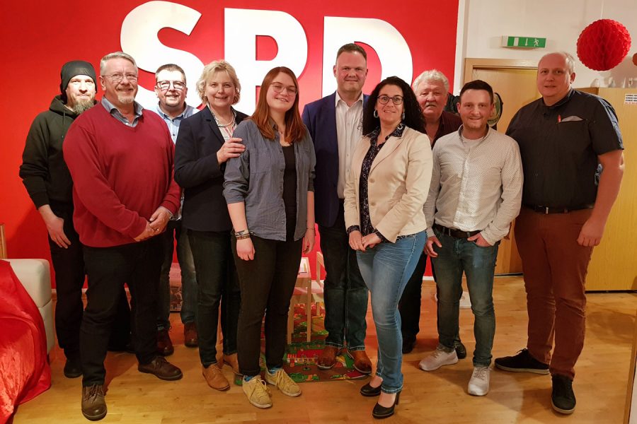 Der Vorstand des SPD-Ortsvereins Brake
