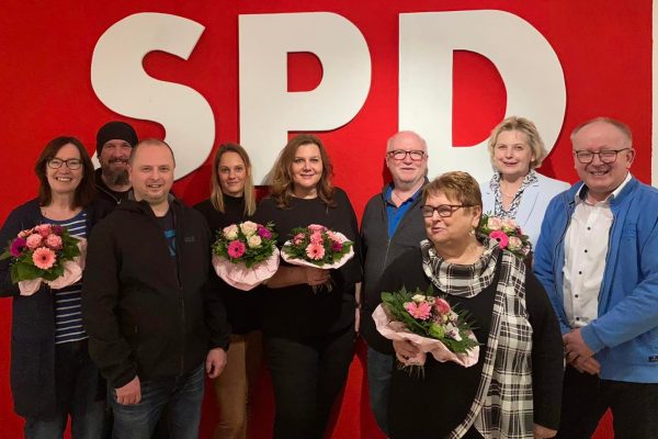 Der Vorstand des SPD-Ortsvereins Brake